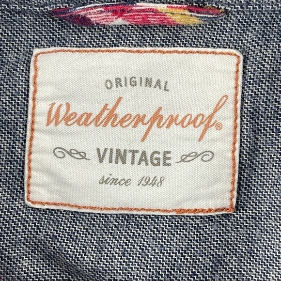 Weatherproof Vintage Button Up Shirt Mens Large Red Plaid - Picture 2 of 9